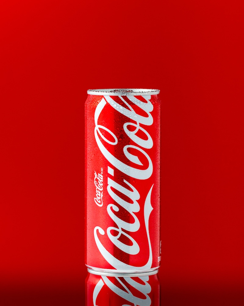 The Coca-Cola logo: a symphony of vibrant red
